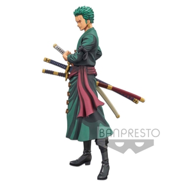 One Piece Grandista PVC Statue Roronoa Zoro Manga Dimensions 28 cm