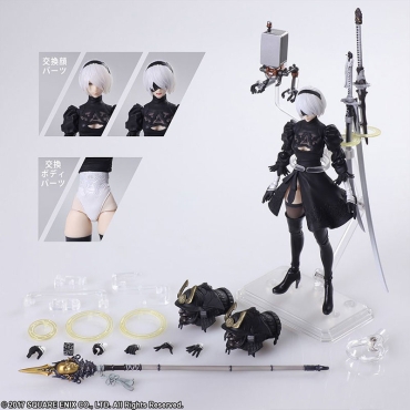 NieR: Automata BING ARTS Action Figure - 2B