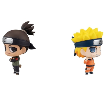 Naruto Chimimega Buddy Series Figure 2-Pack Umino Iruka & Uzumaki Naruto Set 7 cm