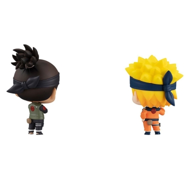Naruto Chimimega Buddy Series Figure 2-Pack Umino Iruka & Uzumaki Naruto Set 7 cm