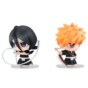 Bleach Chimimega Buddy Series Figure 2-Pack Ichigo & Rukia Set 7 cm