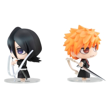 Bleach Chimimega Buddy Series Figure 2-Pack Ichigo & Rukia Set 7 cm