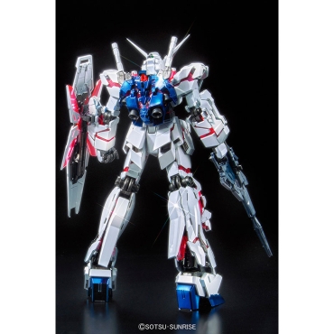 (MG) Gundam Model Kit - Unicorn Red/Green Twin Frame Edition Titanium Finish 1/100 + Gift: Gundam Model Kit Nipper