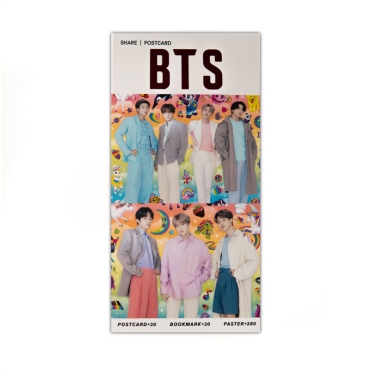 Set K-Pop Cărți și autocolante BTS