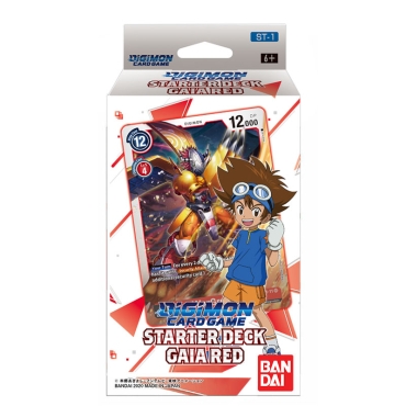 Digimon Card Game - Starter Deck Display Gaia Red ST-1
