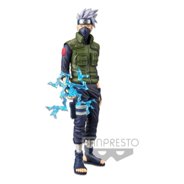 Naruto Shippuden Grandista nero PVC Statue Hatake Kakashi 29 cm