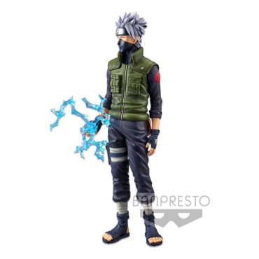 Naruto Shippuden Grandista nero PVC Statue Hatake Kakashi 29 cm