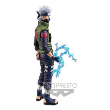 Naruto Shippuden Grandista nero PVC Statue Hatake Kakashi 29 cm