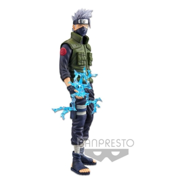 Naruto Shippuden Grandista nero PVC Statue Hatake Kakashi 29 cm