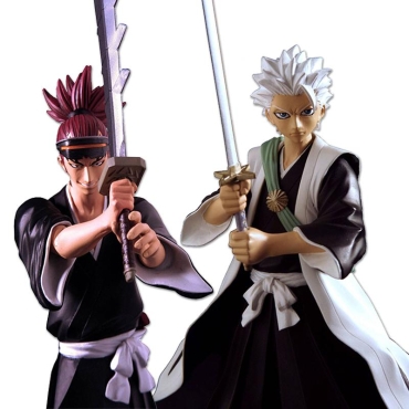 HOBBY COMBO: Bleach PVC Statue Abarai Renji 15 cm +  Bleach PVC Statue Hitsugaya Toushiro