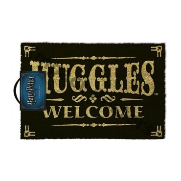 HOBBY COMBO: Harry Potter Handbag Hogwarts Express+Harry Potter Muggles Welcome doormat