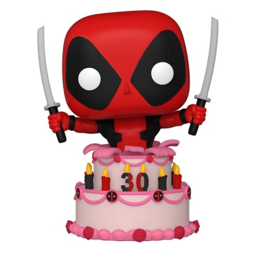 Marvel Deadpool 30th Anniversary POP! Vinyl Figure Deadpool in Cake 9 cm