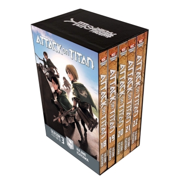 Manga: Attack on Titan Season 3 Part 2 Manga Box Set