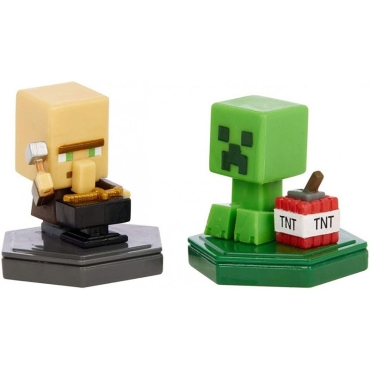 Minecraft Earth 2-pack figures - Creeper TNT & Villager