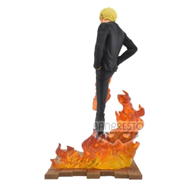 One Piece Log File Selection -Fight- PVC Statue Sanji 15 cm