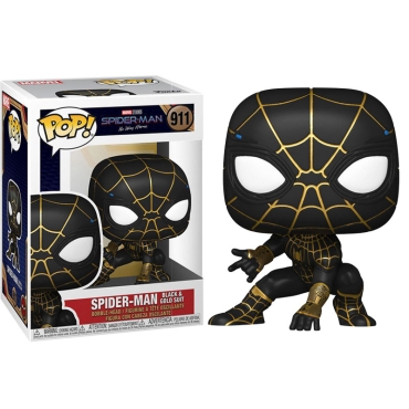 Spider-Man: No Way Home POP! Vinyl Figure Spider-Man (Black & Gold Suit) 9 cm