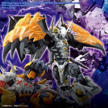 Gundam Model Kit Digimon - Figure Rise Digimon Black Wargreymon Amplified