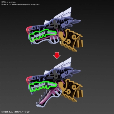 Gundam Model Kit Digimon - Figure Rise Digimon Metal Garurumon Amplified