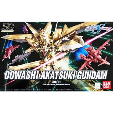 (HG) Gundam Model Kit - ORB-01 Akatsuki Steller's sea Eagle (Mobile Suit Seed Destiny) 1/144