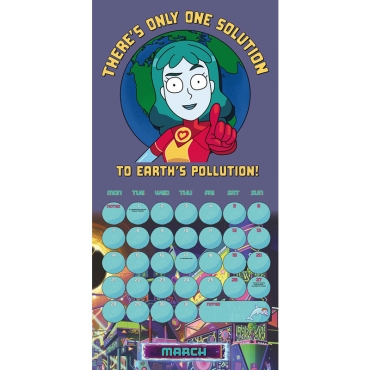  RICK & MORTY 2022 SQUARE CALENDAR