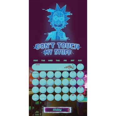  RICK & MORTY 2022 SQUARE CALENDAR