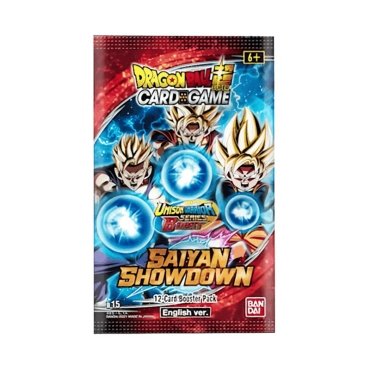 DRAGON BALL SUPER CARD GAME - Unison Warrior Series Set 6 B15 Saiyan Showdown Booster pack