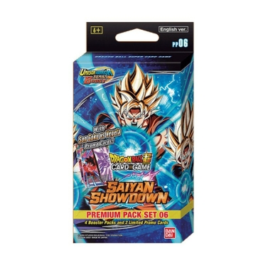 DRAGON BALL SUPER CARD GAME - Premium Pack Set 6 PP06 - Saiyan Showdown