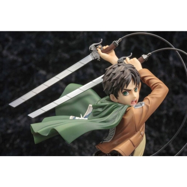 Attack on Titan ARTFX J Statue 1/8 Eren Yeager Renewal Package Ver. 26 cm