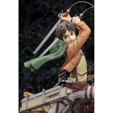 Attack on Titan ARTFX J Statue 1/8 Eren Yeager Renewal Package Ver. 26 cm