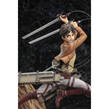 Attack on Titan ARTFX J Statue 1/8 Eren Yeager Renewal Package Ver. 26 cm