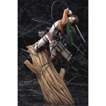 Attack on Titan ARTFXJ Statue 1/8 Levi Renewal Package Ver. 28 cm