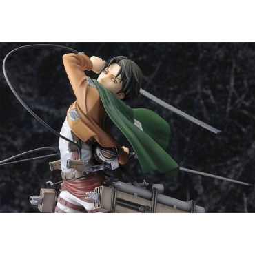 Attack on Titan ARTFXJ Statue 1/8 Levi Renewal Package Ver. 28 cm