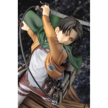Attack on Titan ARTFXJ Statue 1/8 Levi Renewal Package Ver. 28 cm