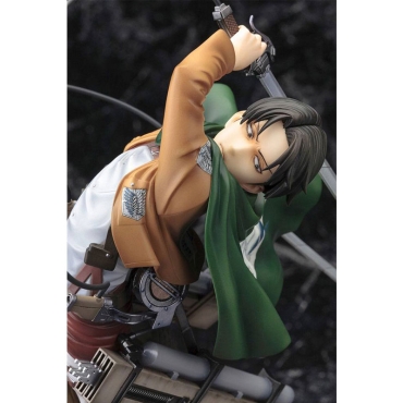 Attack on Titan ARTFXJ Statue 1/8 Levi Renewal Package Ver. 28 cm