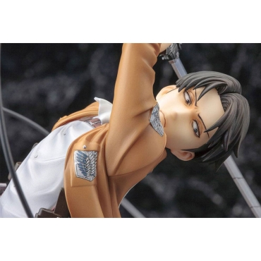 Attack on Titan ARTFXJ Statue 1/8 Levi Renewal Package Ver. 28 cm
