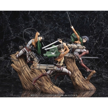 Attack on Titan ARTFXJ Statue 1/8 Levi Renewal Package Ver. 28 cm