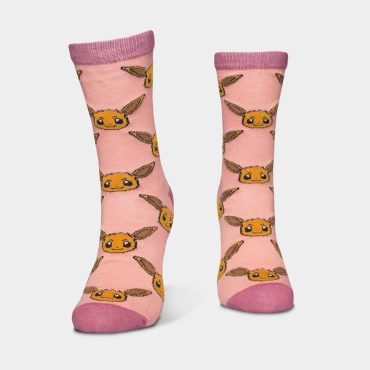 Pokémon - Crew Socks (3Pack) 39/42 - Pikachu, Eevee & Charmander