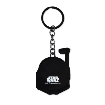 Star Wars The Mandalorian - The Book of Boba Fett - Helmet Rubber Keychain