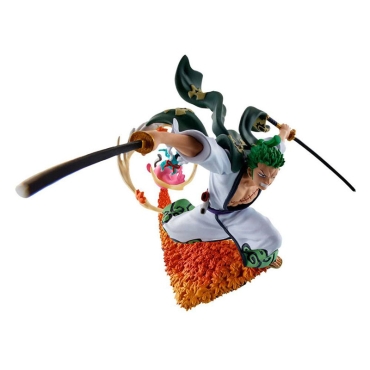 One Piece Log Box Trading Figure 8 cm Re: Birth Wanokuni Vol. 3 Assortment - Luffy, Zoro, Shanks & Oden