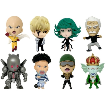 One Punch Man 16d Collectible Figure Collection PVC Figures 8-Pack Vol. 2 6 cm