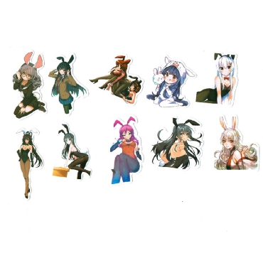 Bunny Girls Sticker Pack - 10pcs