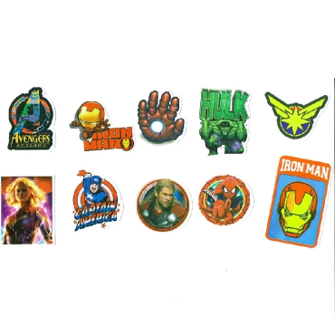 Marvel Sticker Pack - 10pcs