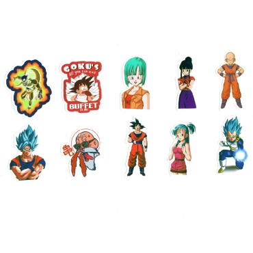 Dragon Ball Sticker Pack - 10pcs