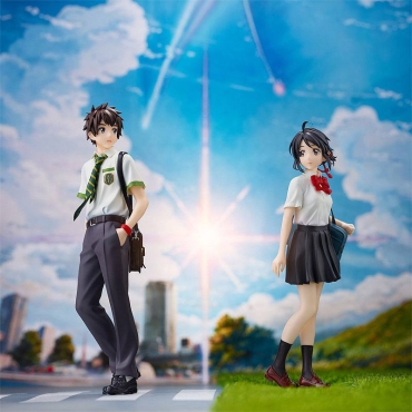 Kimi no Na wa. Pop Up Parade Statue - Mitsuha Miyamizu 17 cm