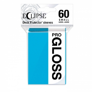 Ultra Pro ECLIPSE Gloss small Sleeves 60pc - Sky Blue