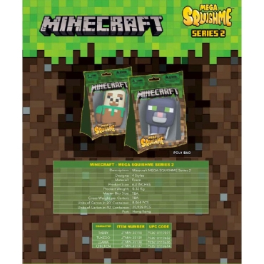 Minecraft Mega Squishme Anti-Stress Figures 16 cm