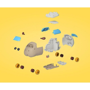 Pui Pui Molcar MODEROID Plastic Model Kit Molcar Abbey 7 cm