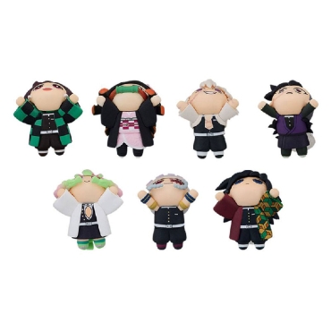 Demon Slayer: Kimetsu no Yaiba Puchi PVC Trading Figure 7-Pack Puchitto Lay-Down Set 1 3 cm