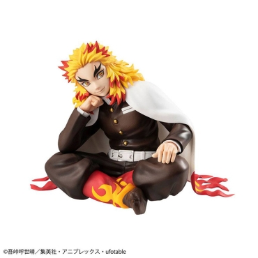 Demon Slayer Kimetsu no Yaiba G.E.M. PVC Statue - Rengoku Palm Size Edition Deluxe 9 cm