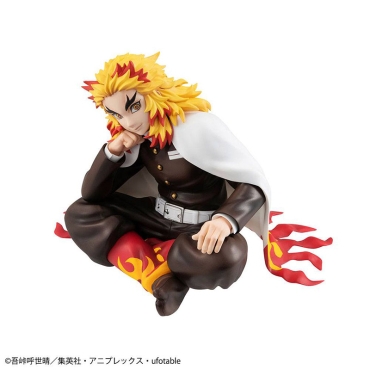 Demon Slayer Kimetsu no Yaiba G.E.M. PVC Statue - Rengoku Palm Size Edition Deluxe 9 cm
